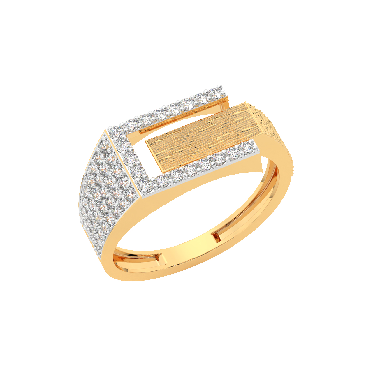 Dan Round Diamond Ring For Men